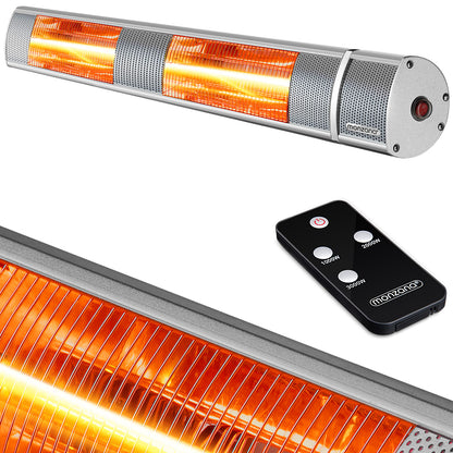Stufa ad infrarossi 3000W color argento