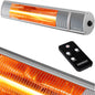 Stufa a infrarossi 2000W color argento
