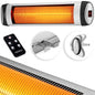 Stufa ad infrarossi 2500W color argento