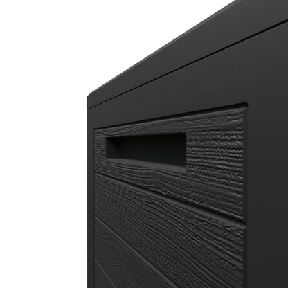 Baule da giardino Woody antracite-marrone 116x43x55cm
