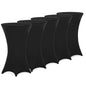 5x Copri tavolo bar Ø80 cm nero