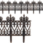 Set 3 x Recinzione per prato metallo aspetto ottone 5,70m