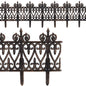 Set 6 x Recinzione per prato metallo aspetto ottone 11,40m