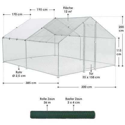 Recinto per polli HLS25T