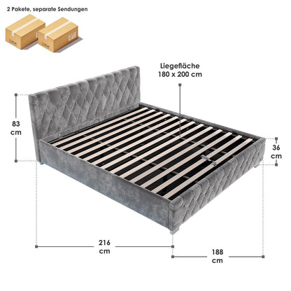 Letto imbottito Nizza