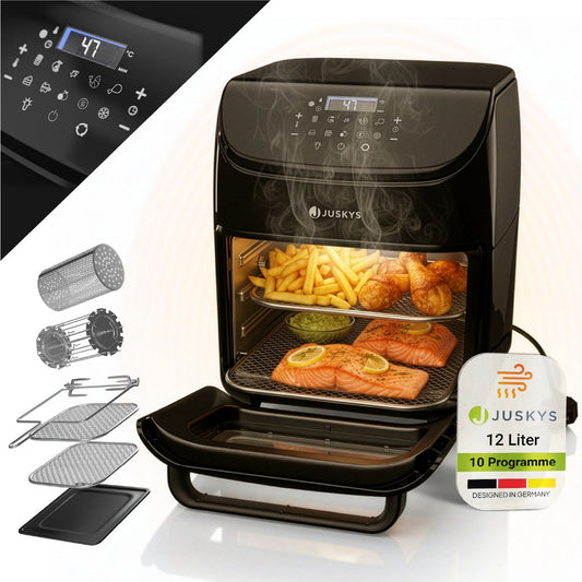 Friggitrice ad aria calda da 12 L con 10 programmi