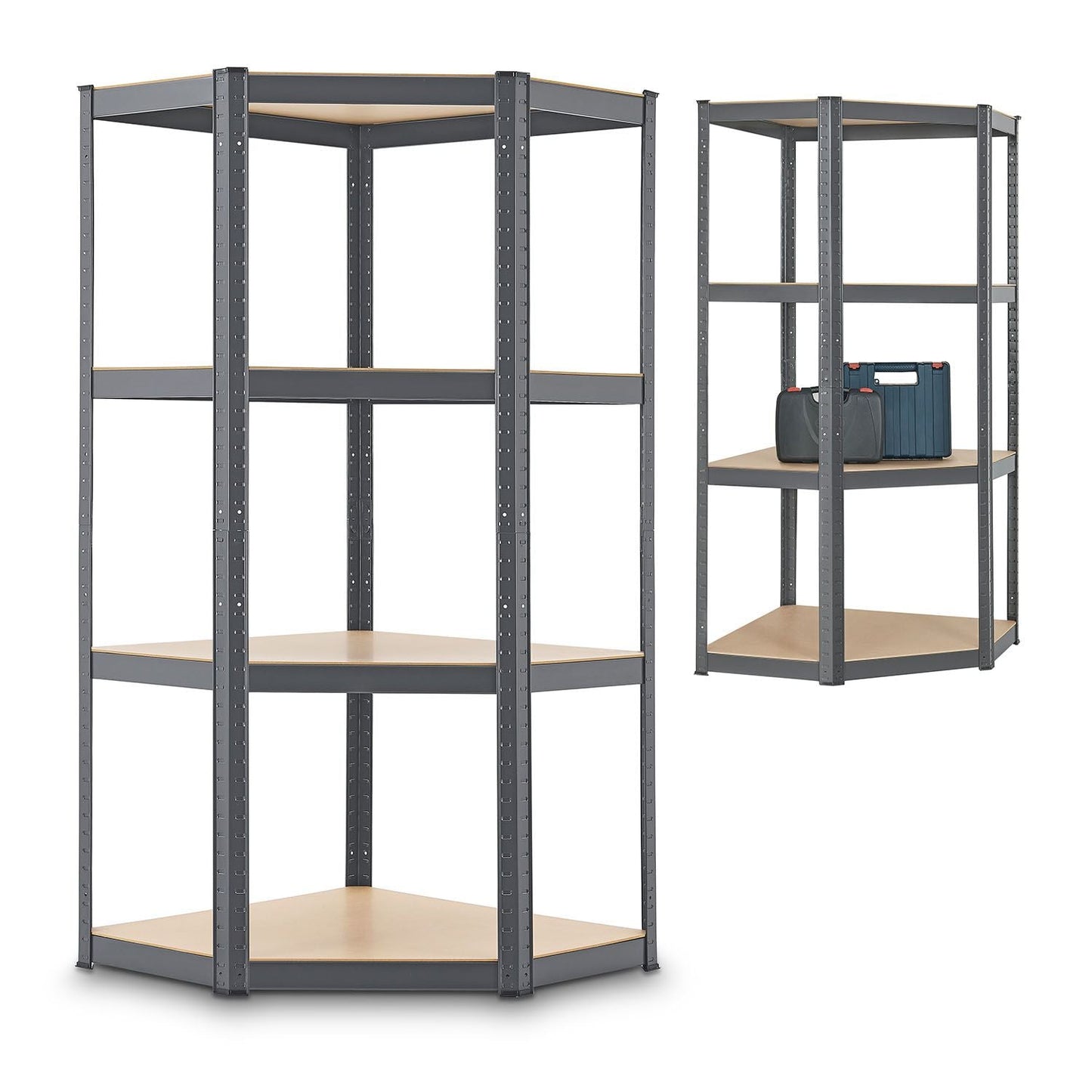 Scaffale ad angolo Corner Easy 160 x 75 x 40 - 75 cm