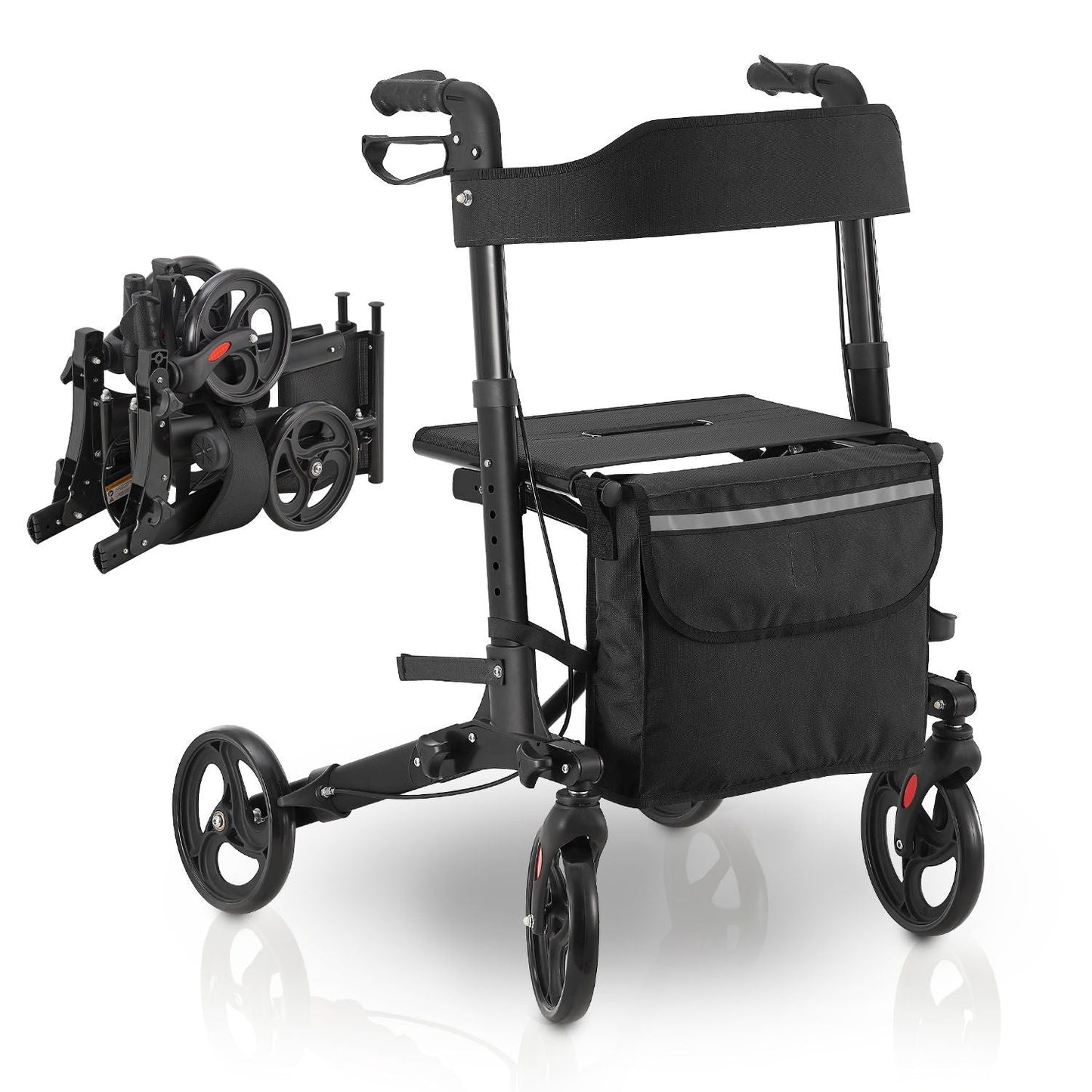 Rollator Vital in alluminio con sedile
