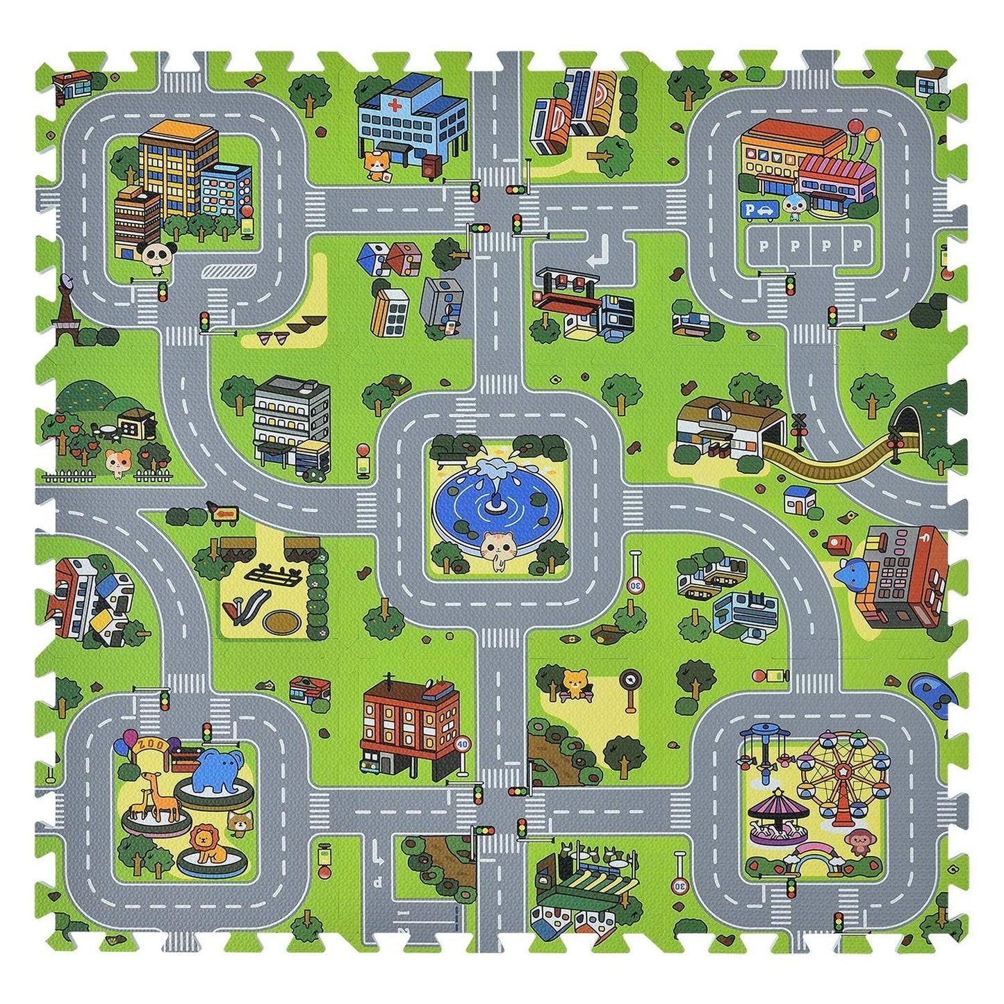 Tappeto puzzle per neonati e bambini