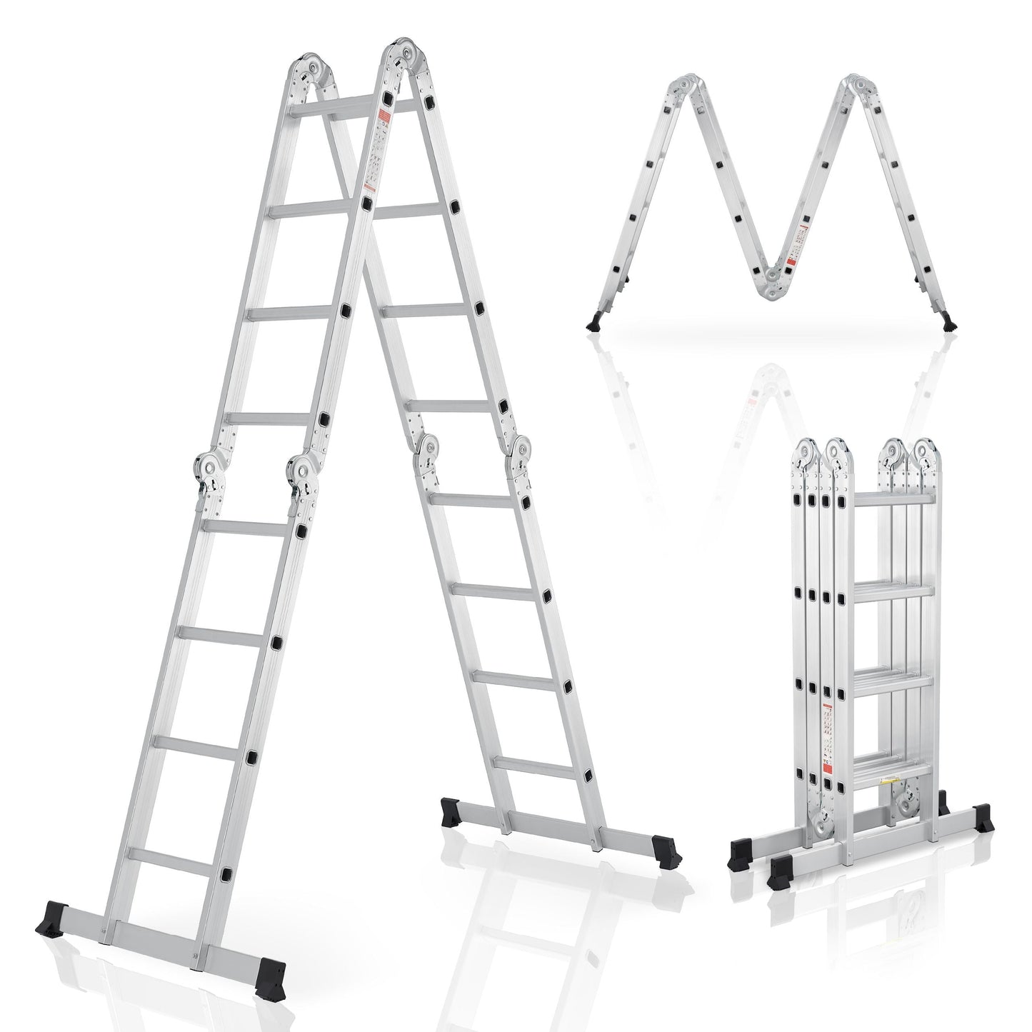 Scala multifunzionale in alluminio