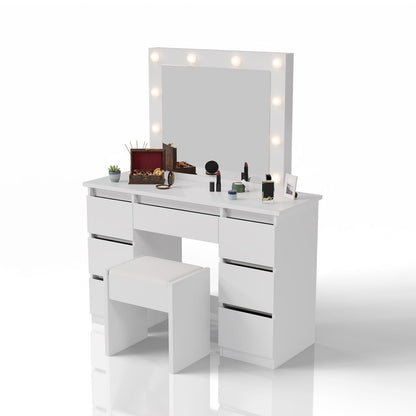 Tavolino da toilette con specchio Talea
