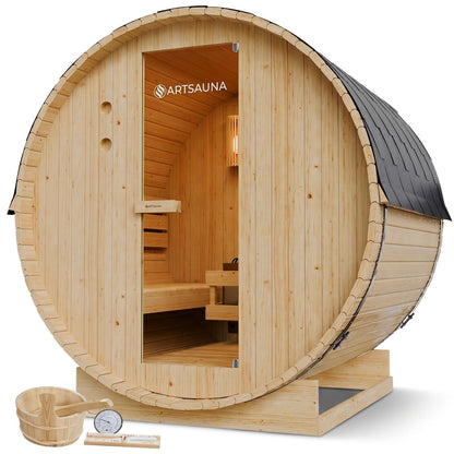 Sauna a botte Spitzbergen con riscaldatore per sauna