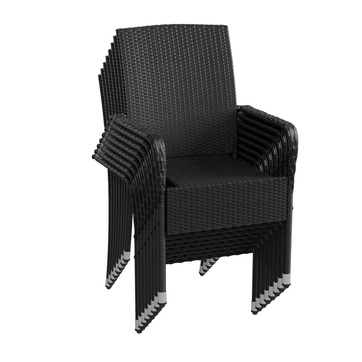 Sedie da giardino in polyrattan Yoro