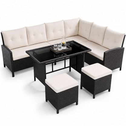 Salotto in polyrattan Manacor