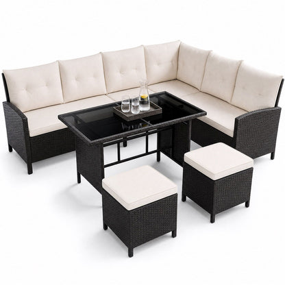 Salotto in polyrattan Manacor