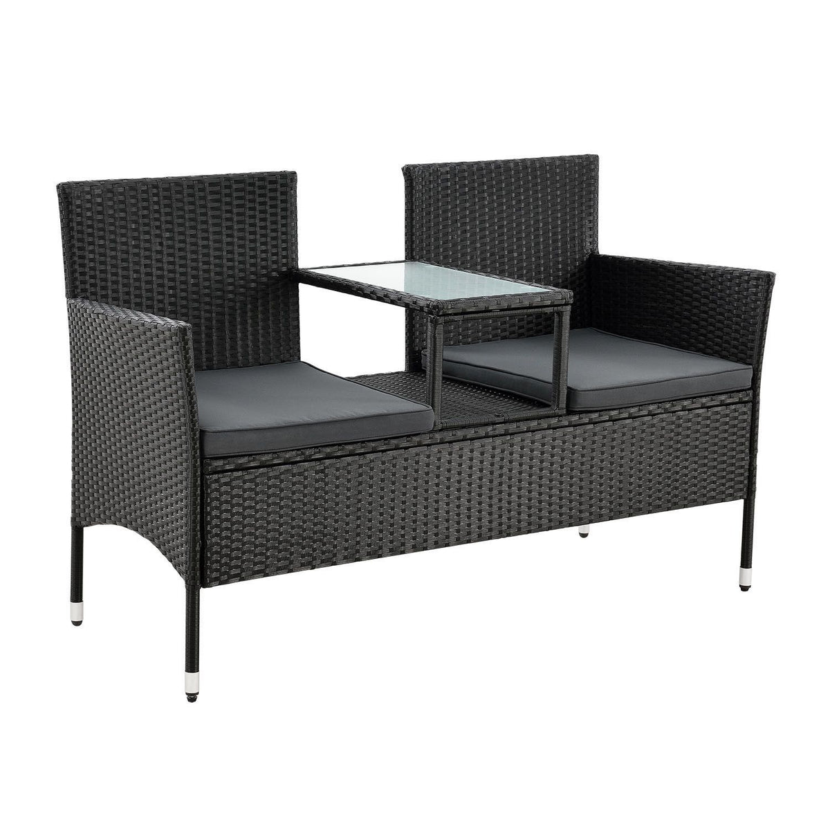 Panca in polyrattan Monaco