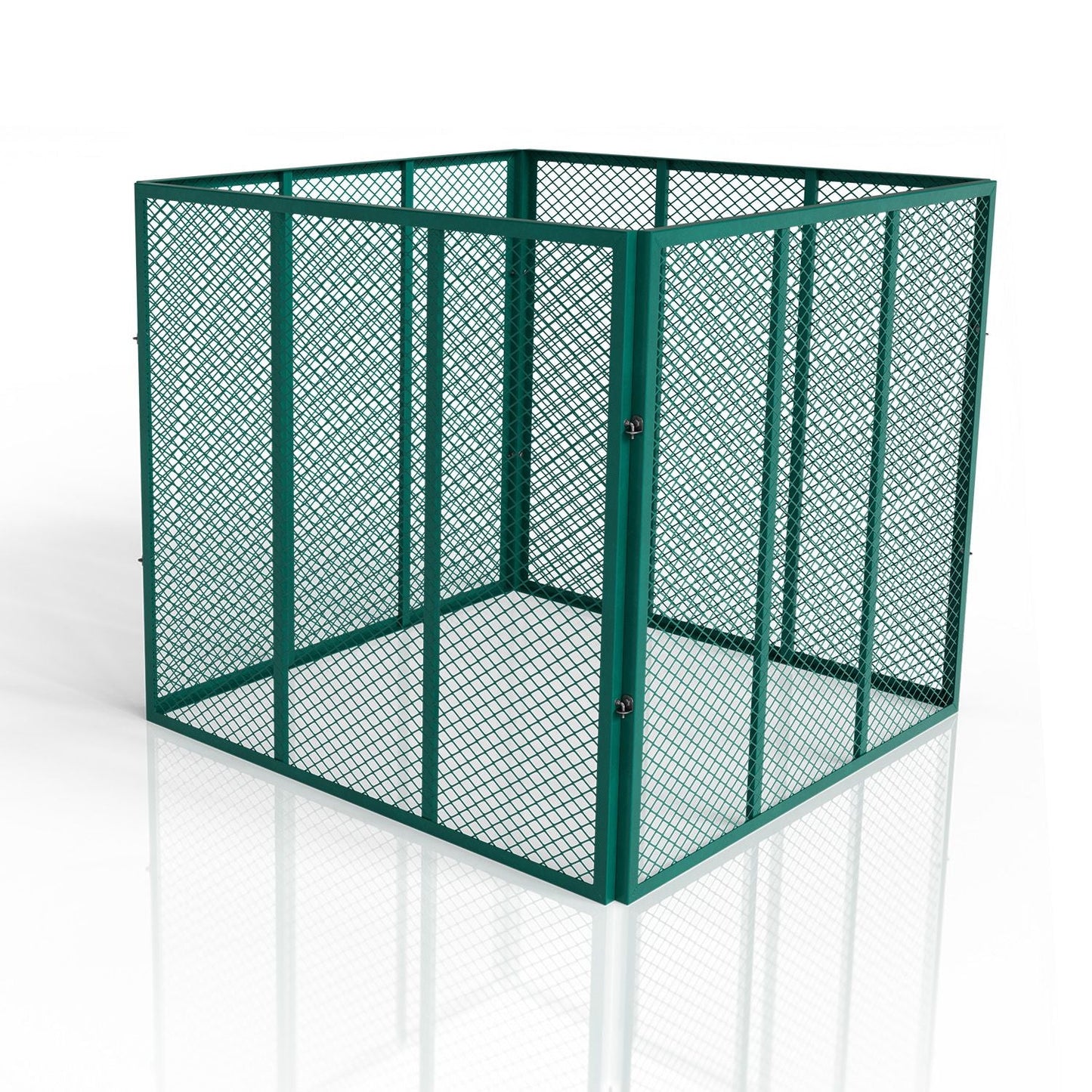 Compostiera in metallo per rifiuti da giardino
