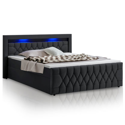 Letto a molle Leona - velluto