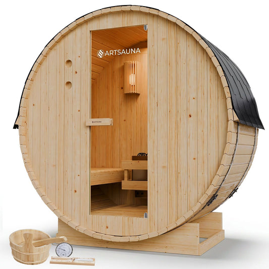 Sauna a botte Spitzbergen con riscaldatore per sauna