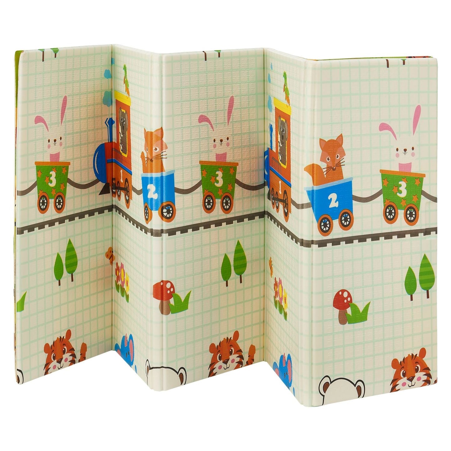 Tappeto da gioco 180 x 200 cm con vari motivi di animali