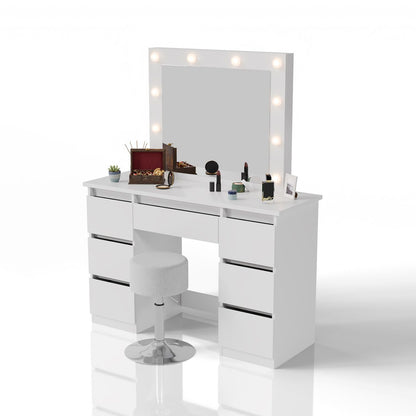 Tavolino da toilette con specchio Talea