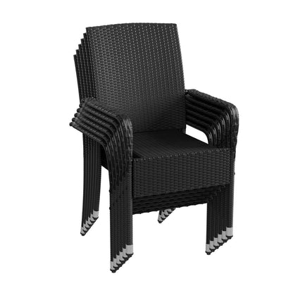 Sedie da giardino in polyrattan Yoro