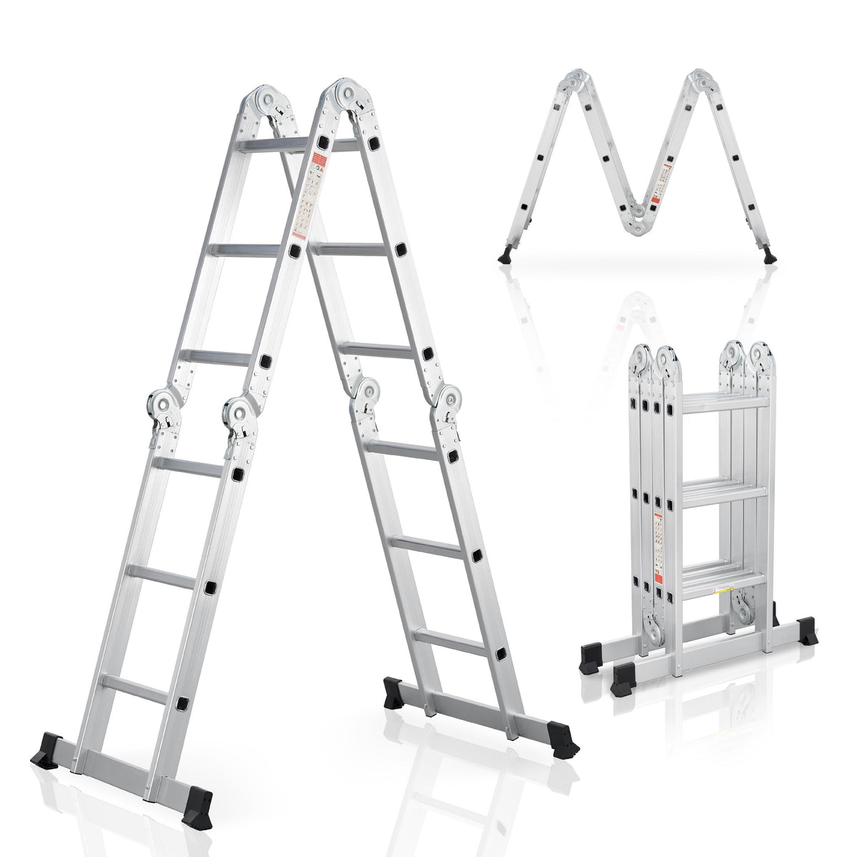 Scala multifunzionale in alluminio