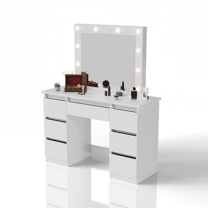 Tavolino da toilette con specchio Talea