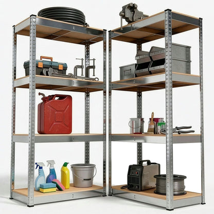 Set di 2 scaffali Easy Storage 160 x 80 x 40 cm
