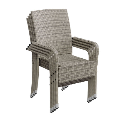 Sedie da giardino in polyrattan Yoro