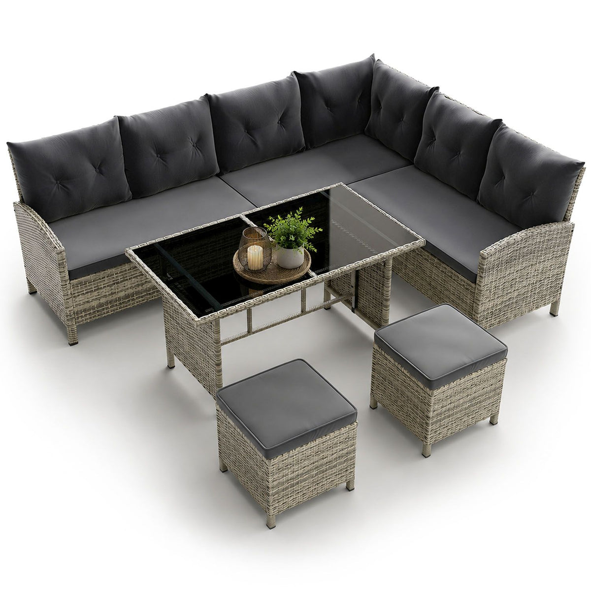 Salotto in polyrattan Manacor