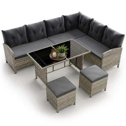 Salotto in polyrattan Manacor