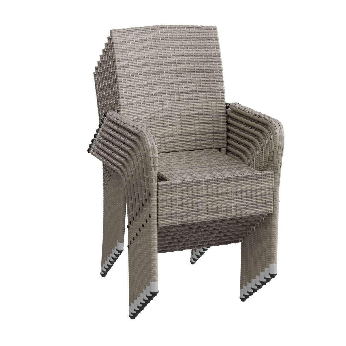 Sedie da giardino in polyrattan Yoro