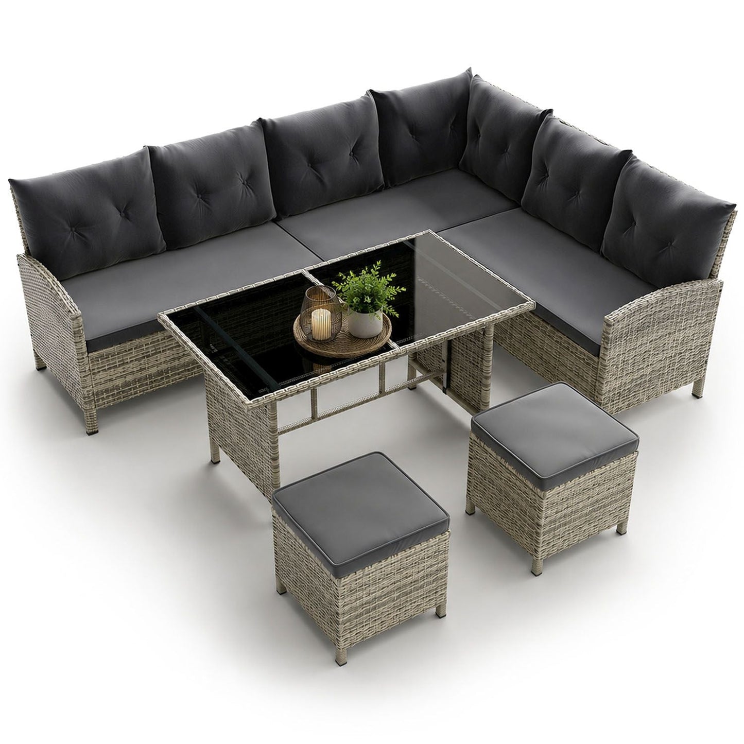 Salotto in polyrattan Manacor