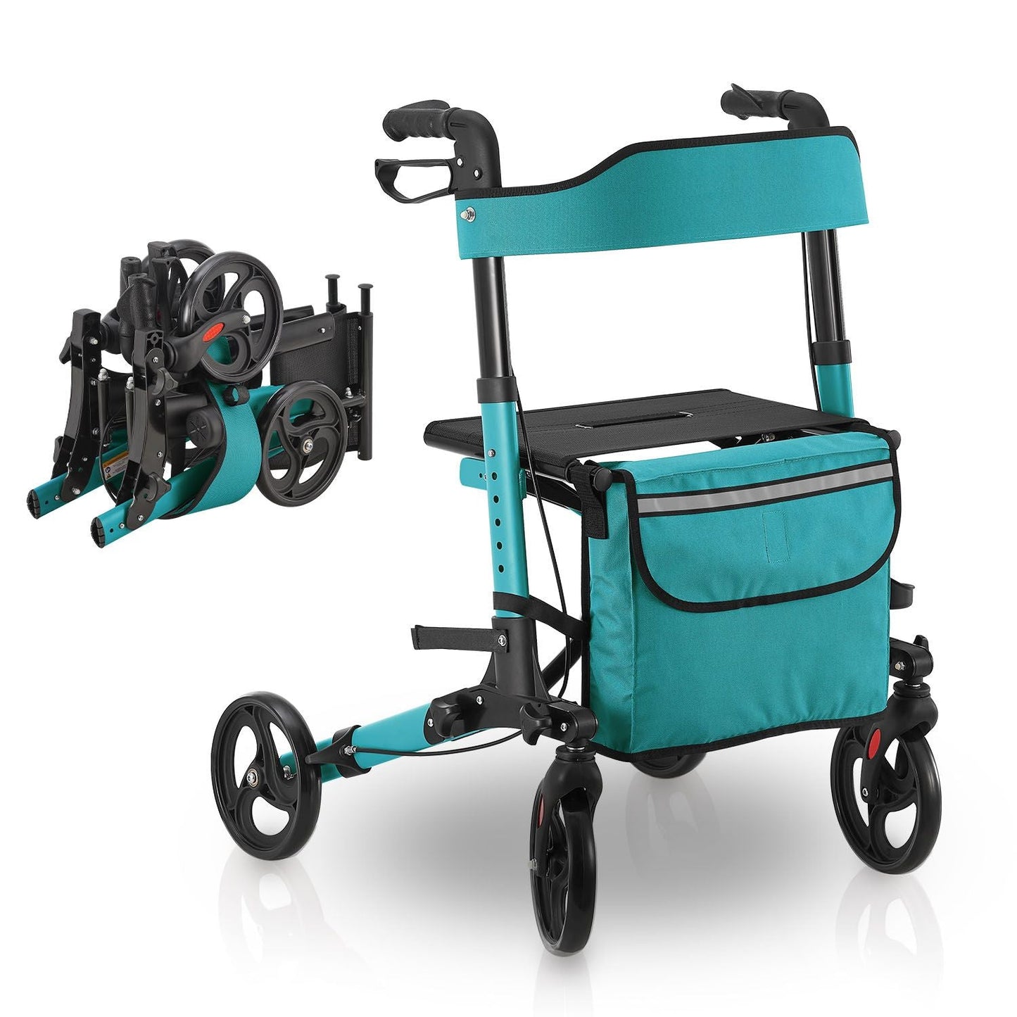 Rollator Vital in alluminio con sedile