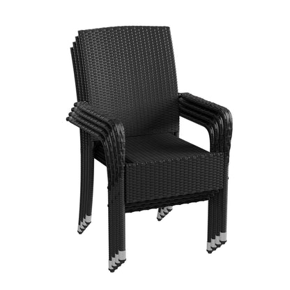 Sedie da giardino in polyrattan Yoro