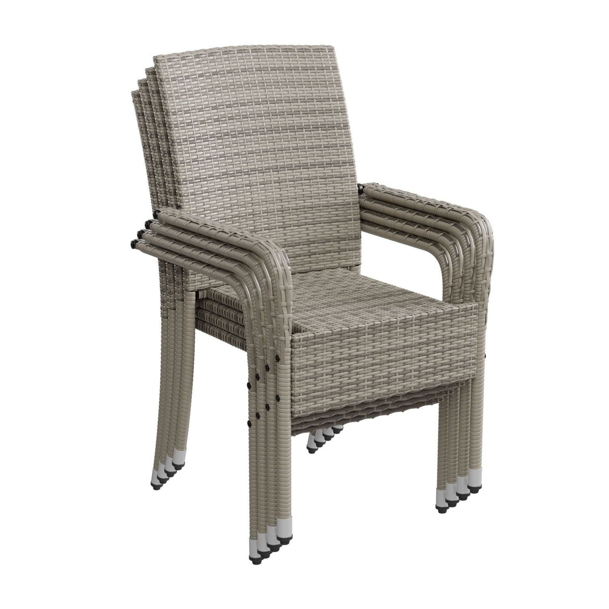 Sedie da giardino in polyrattan Yoro