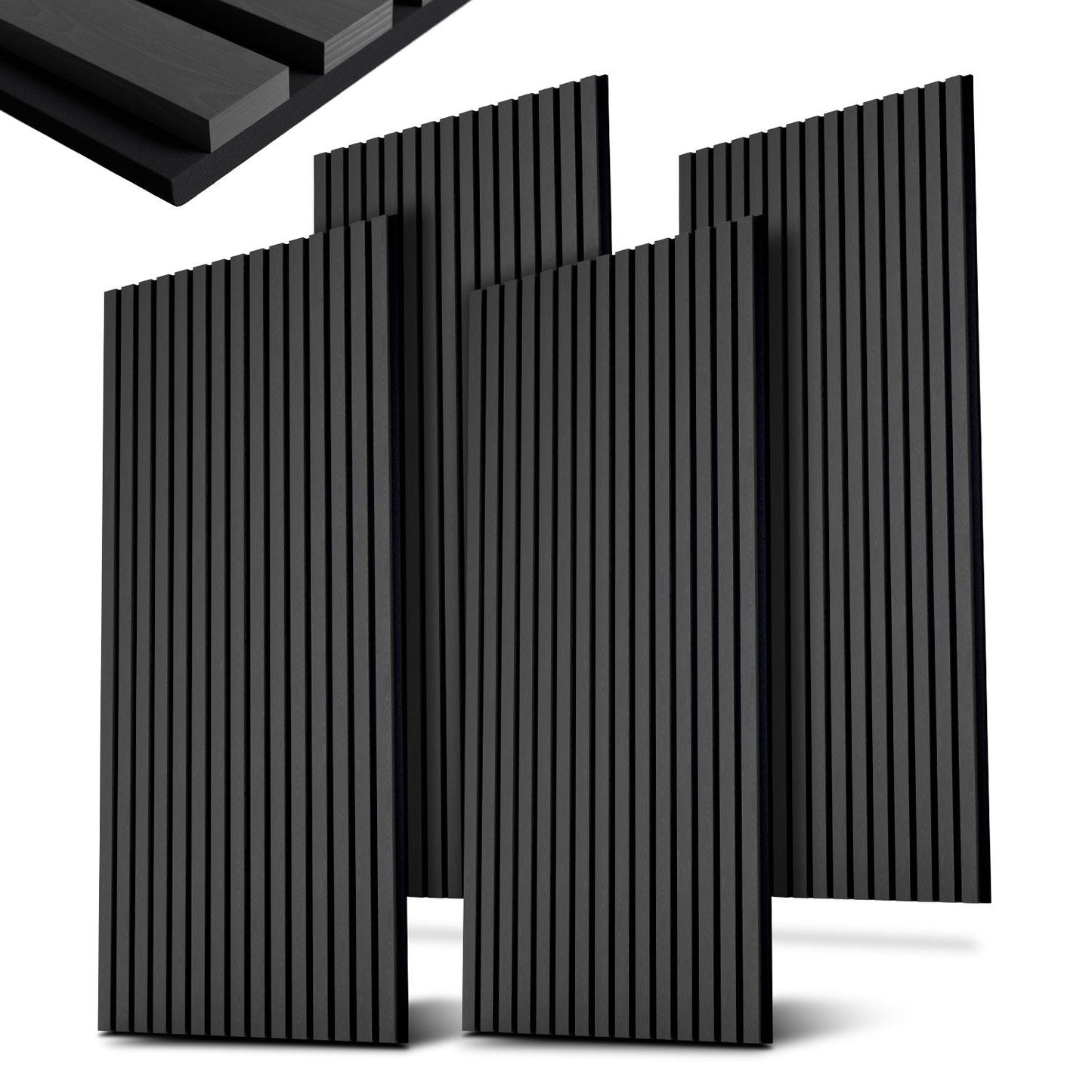Set di 4 pannelli acustici a parete