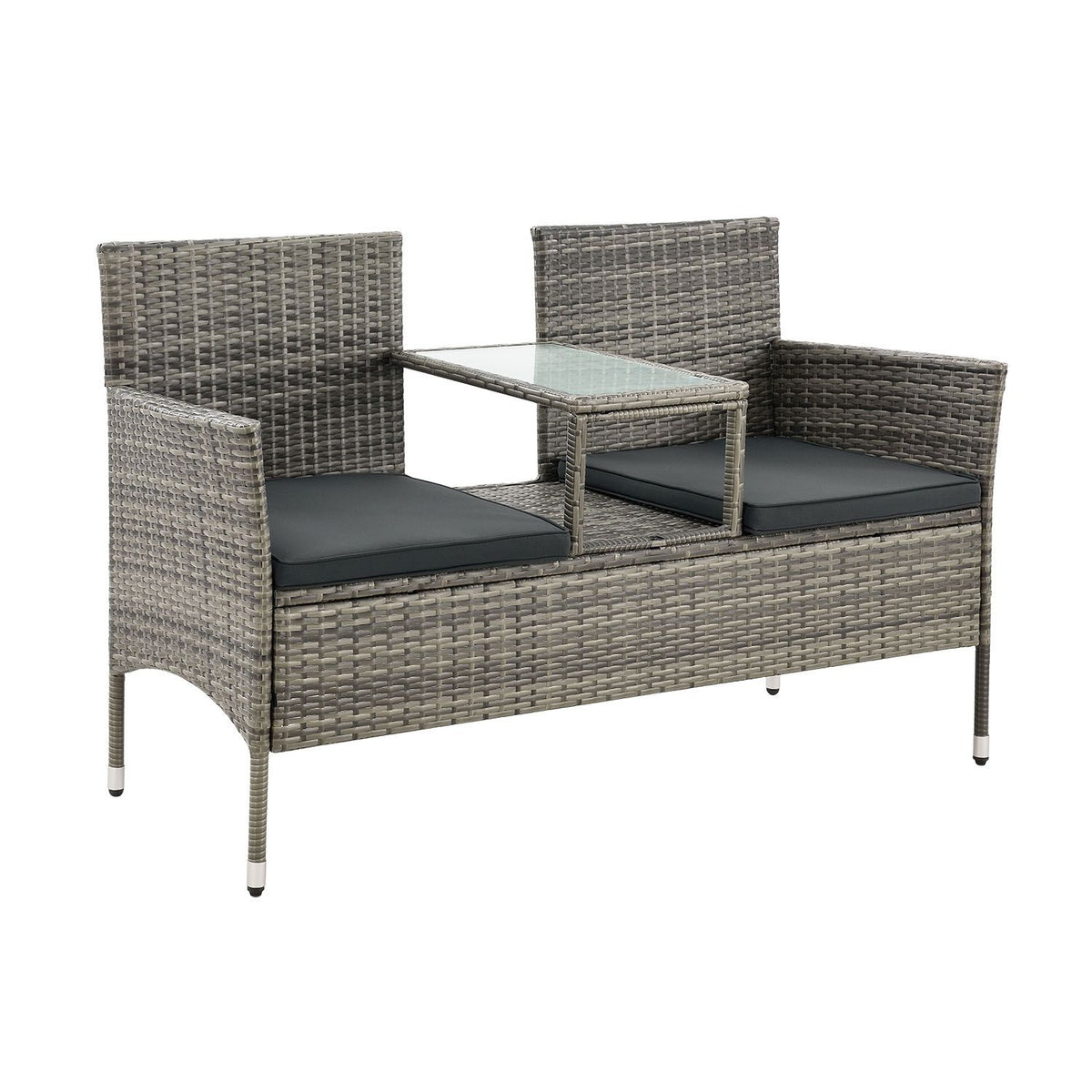 Panca in polyrattan Monaco