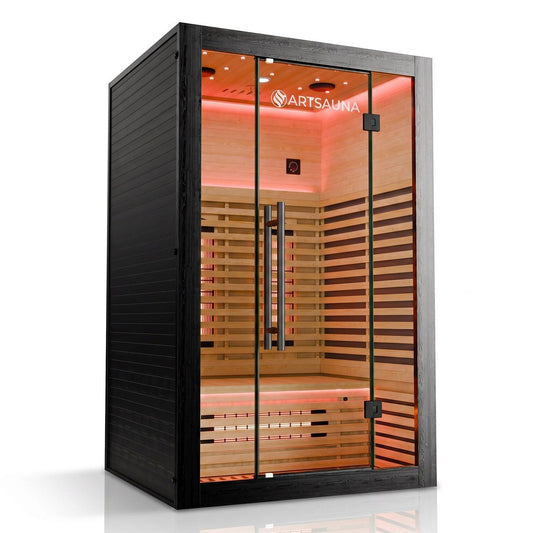 Cabina a infrarossi Trondheim 120 - Nero