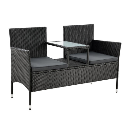 Panca in polyrattan Monaco