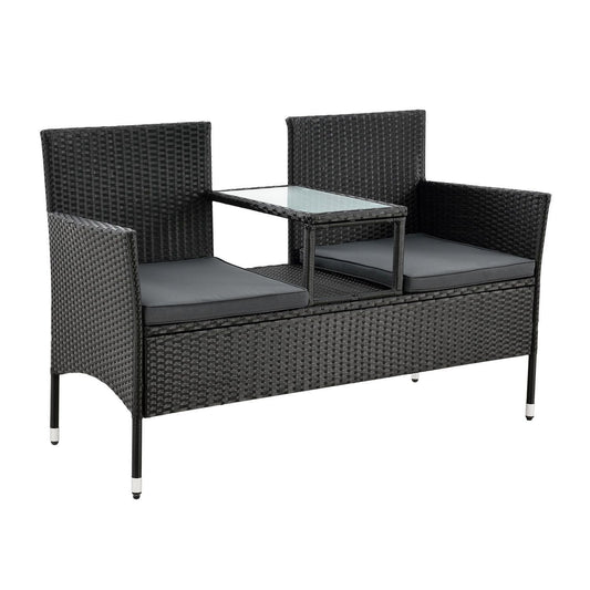 Panca in polyrattan Monaco
