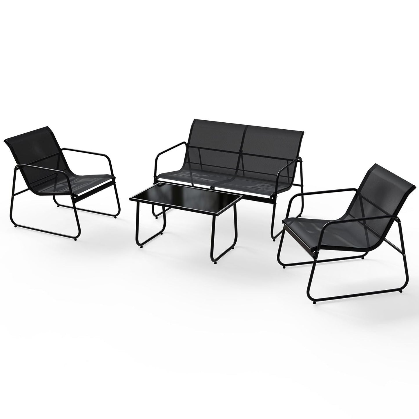 Set di mobili da giardino Genova, 4 pezzi
