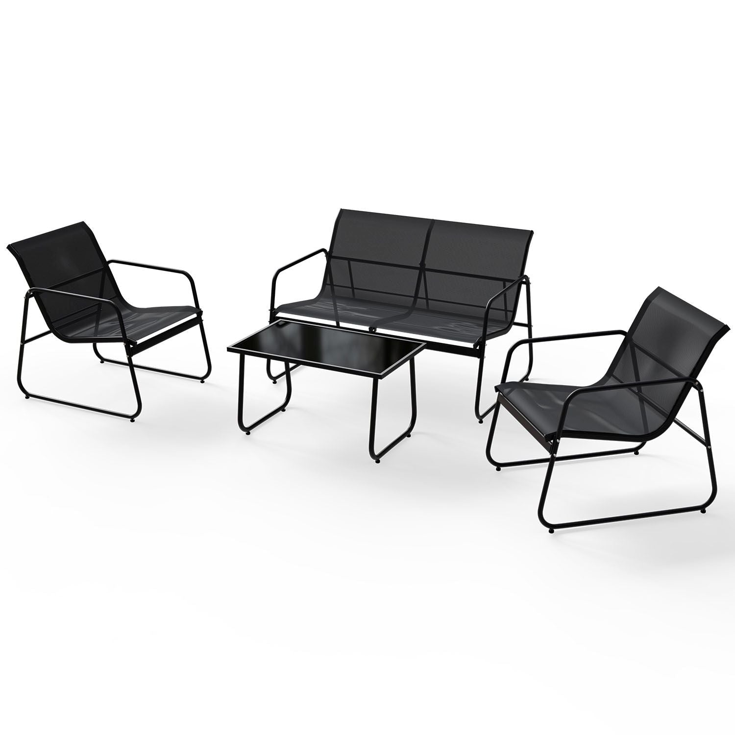 Set di mobili da giardino Genova, 4 pezzi