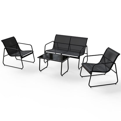 Set di mobili da giardino Genova, 4 pezzi