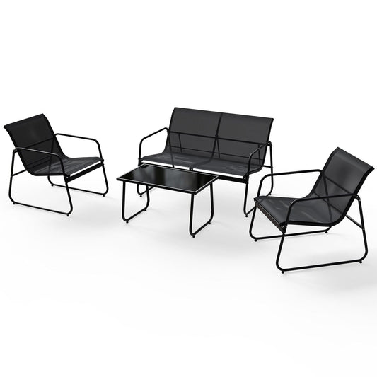 Set di mobili da giardino Genova, 4 pezzi