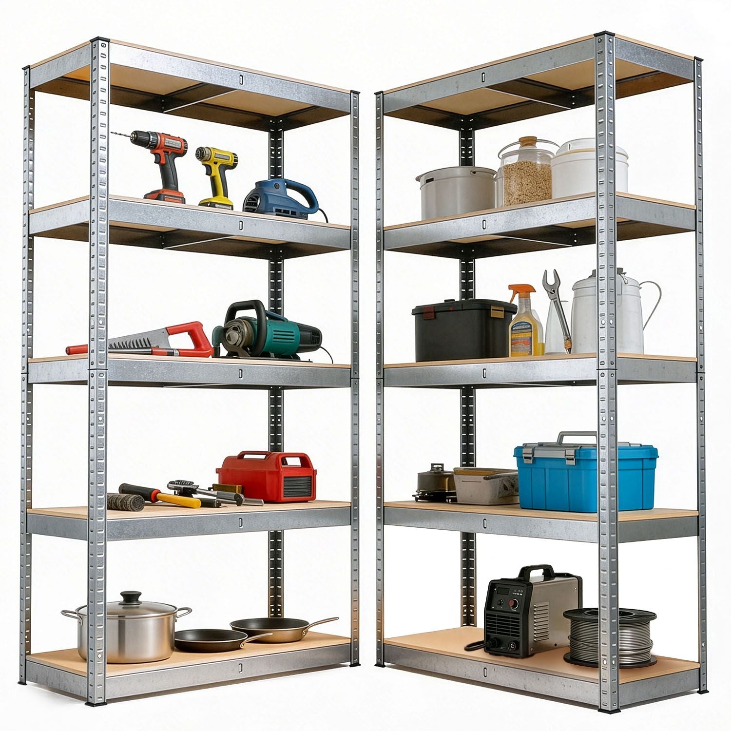 Scaffalatura di base, set da 2 a 8 180 x 90 x 40 cm