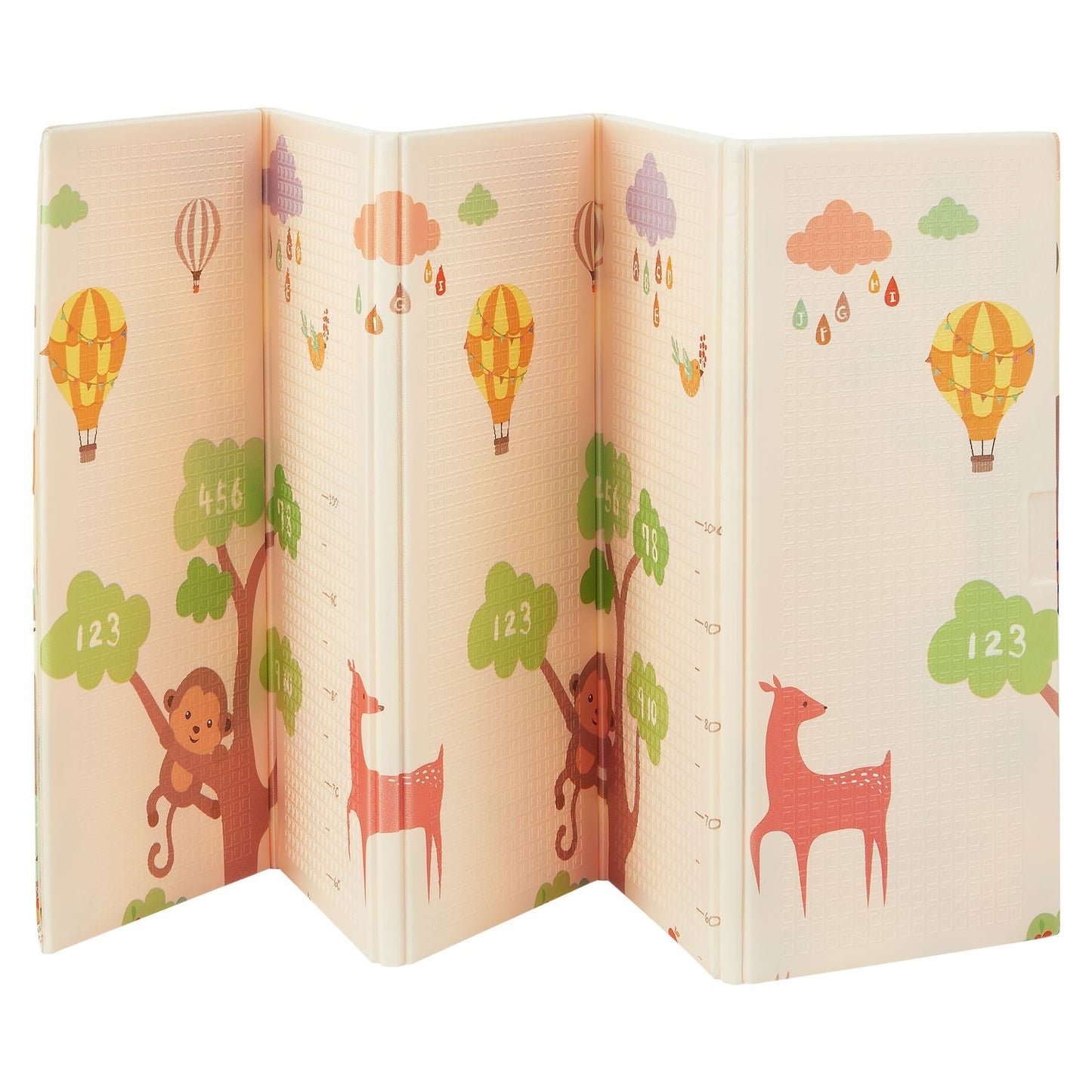 Tappeto da gioco 180 x 200 cm con vari motivi di animali