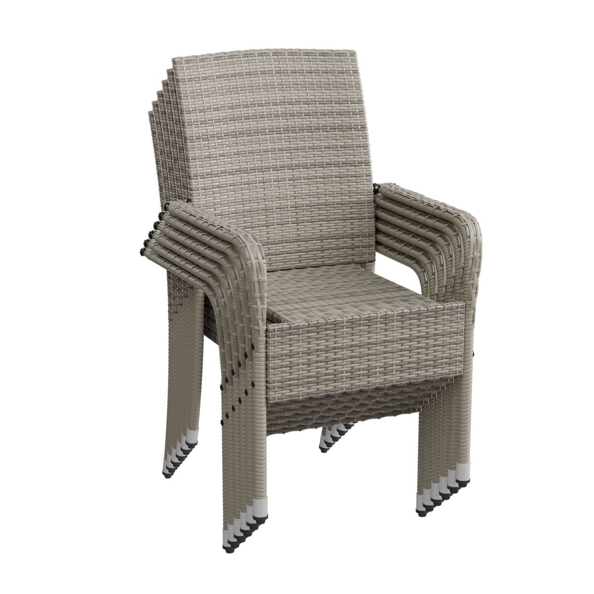 Sedie da giardino in polyrattan Yoro
