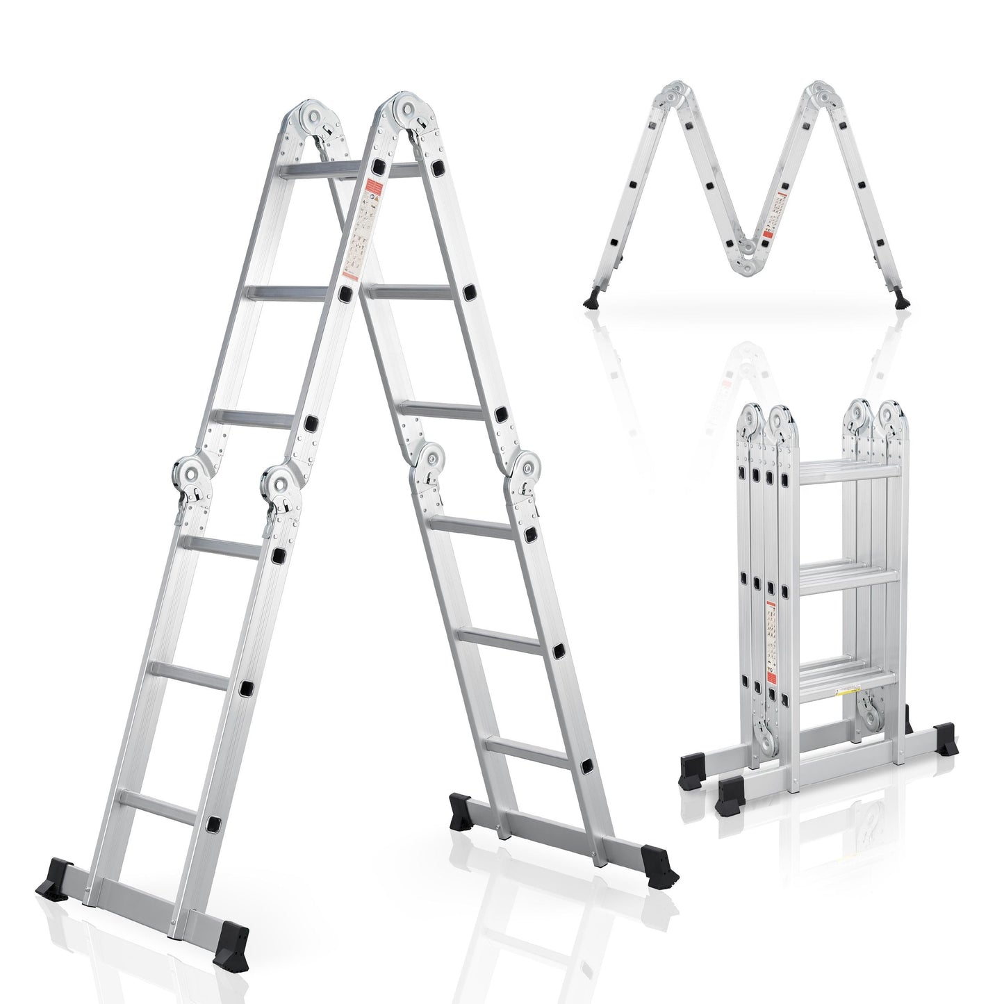 Scala multifunzionale in alluminio